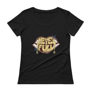 Never Full Scoop Neck Tee